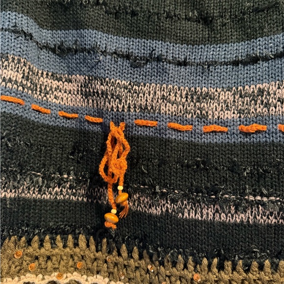 Carducci Multicolor Textured Sweater - Picture 3 of 3